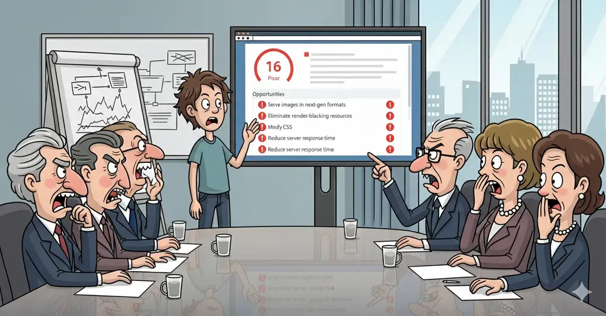 PageSpeed screenshot indicating image optimization opportunities